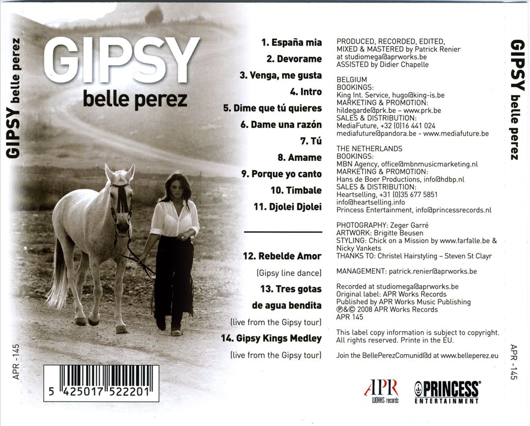 Gipsy [Princess 14 Tracks] cover art