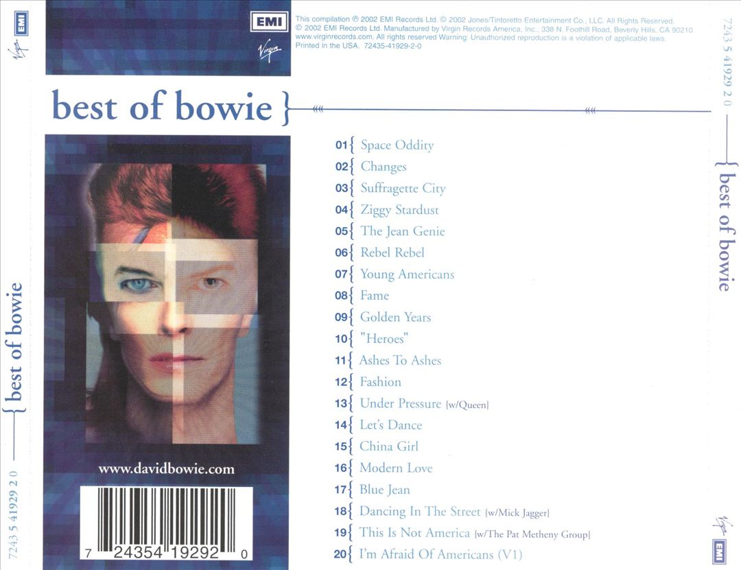 Best of Bowie cover art