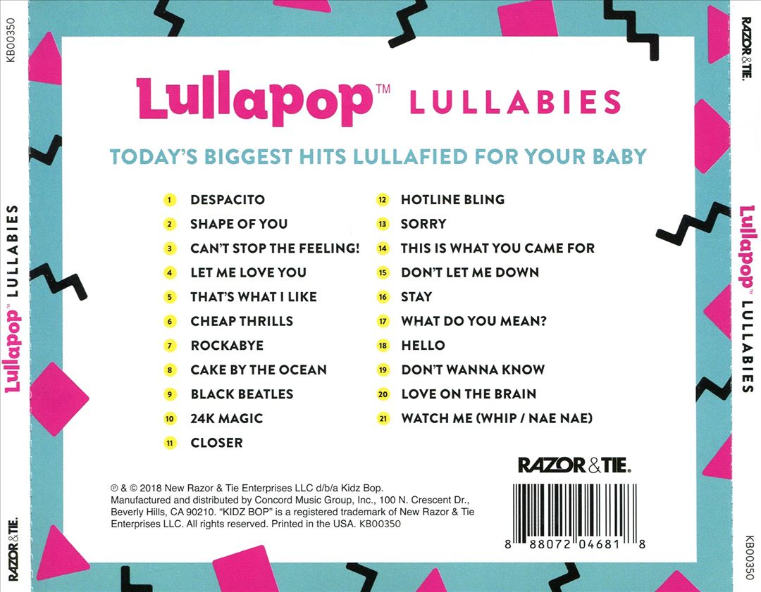 Lullapop Lullabies cover art