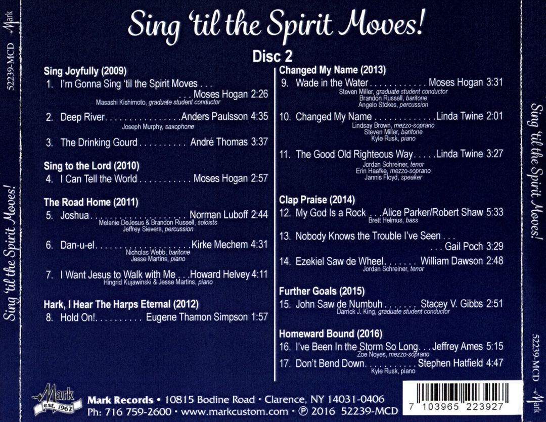Sing 'Til the Spirit Moves! cover art
