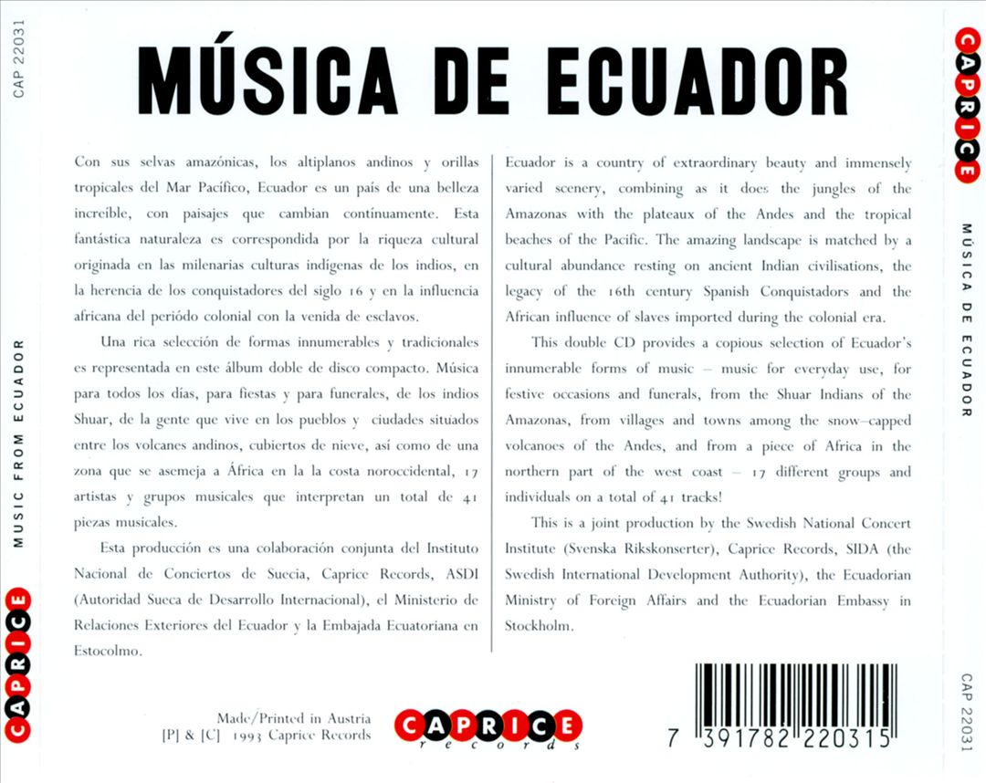 Música de Ecuador cover art