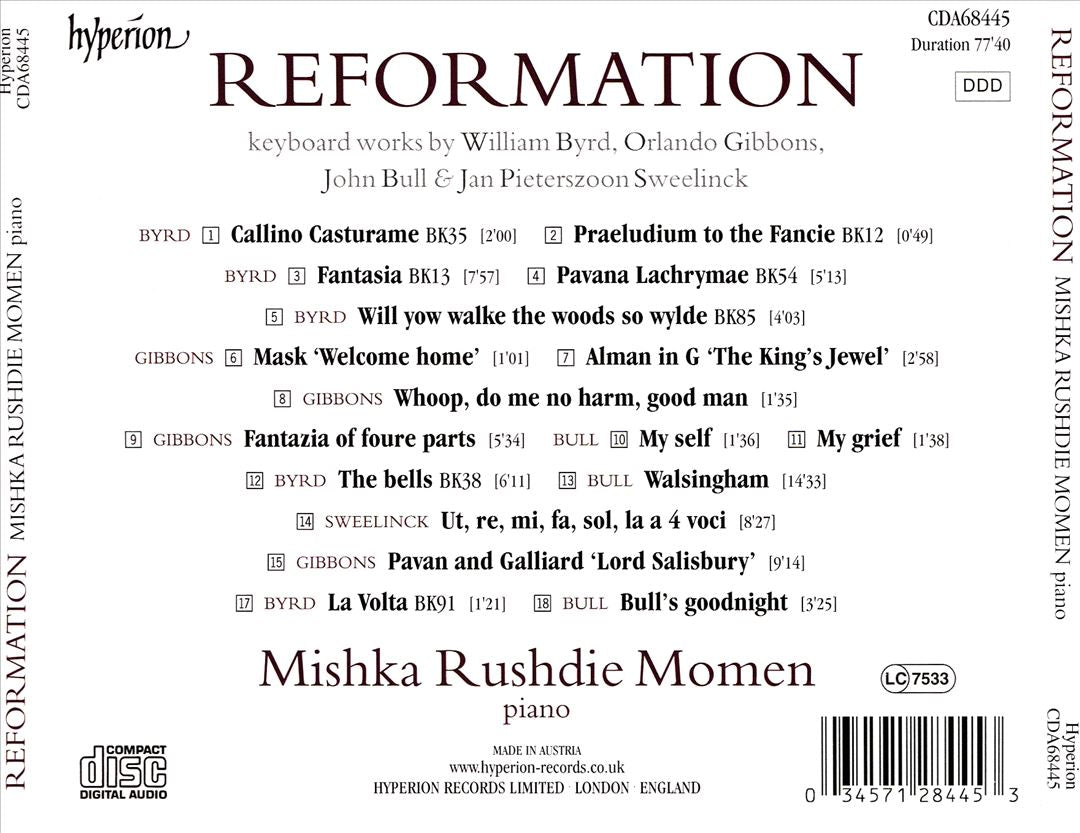 Reformation cover art