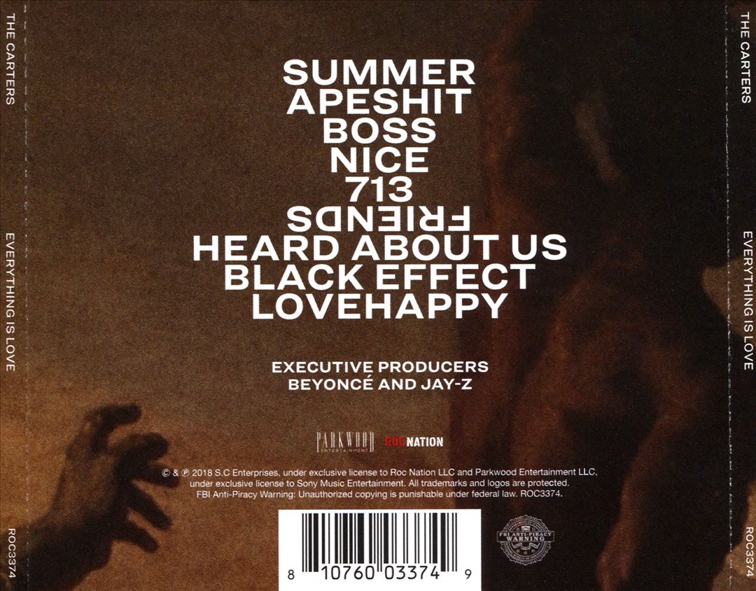 Everything Is Love cover art