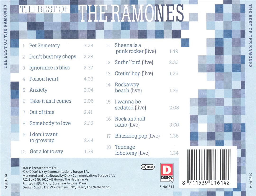 Best of the Ramones [Disky] cover art