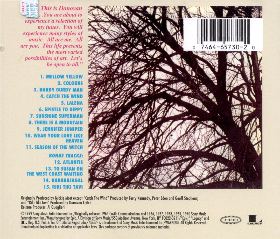 Donovan's Greatest Hits [Expanded Edition] cover art