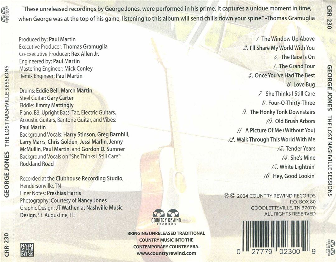 Lost Nashville Sessions cover art