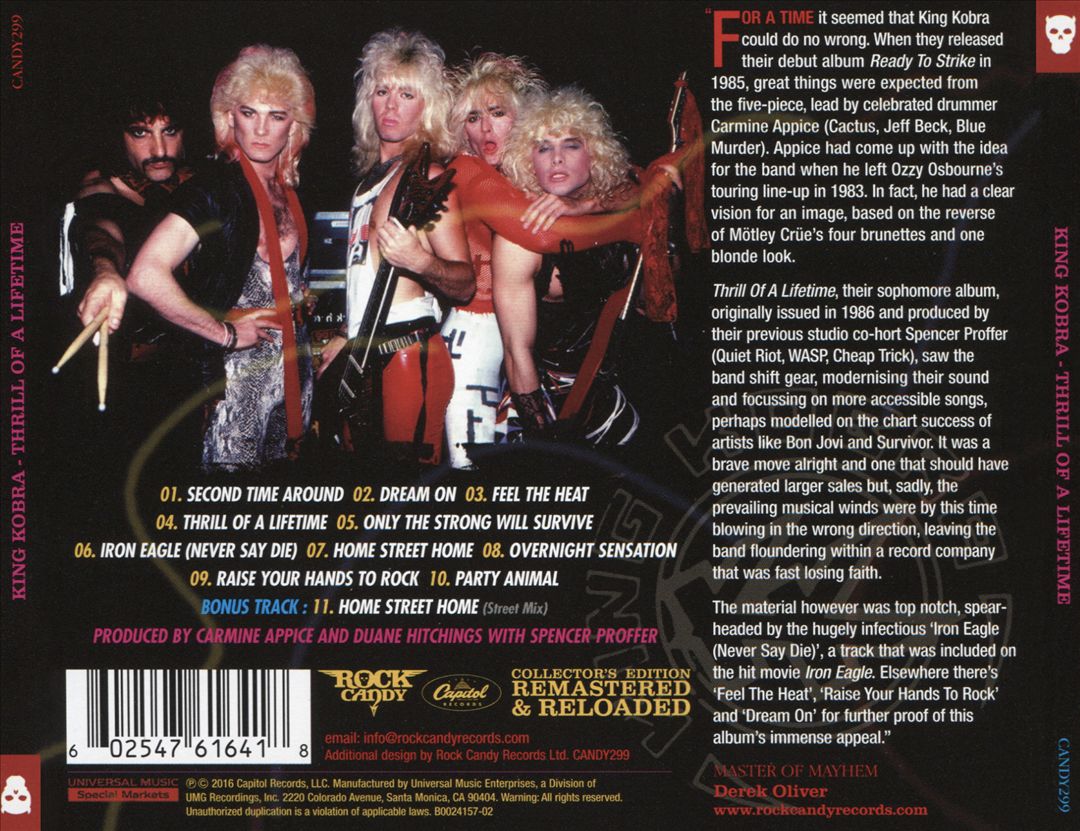 Thrill of a Lifetime cover art