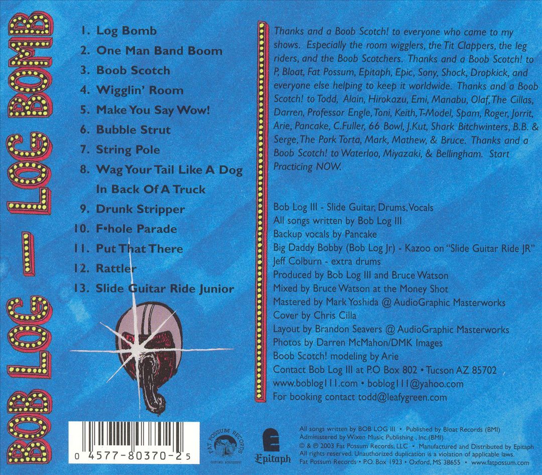 Log Bomb cover art