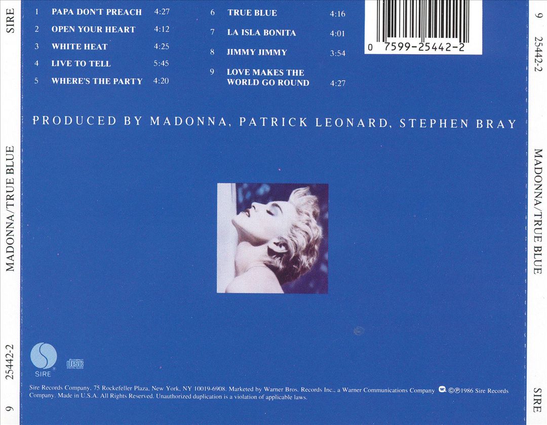True Blue cover art