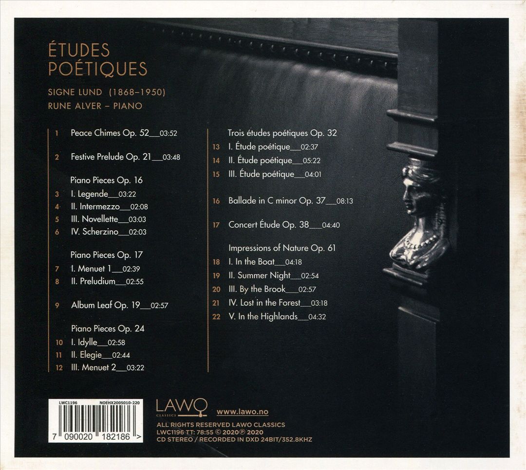 Études Poétiques: Works by Signe Lund cover art