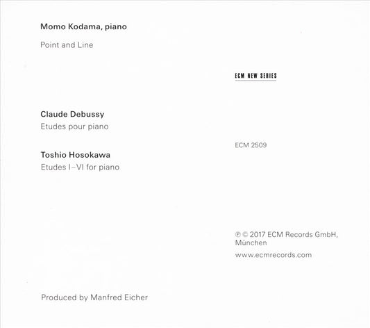 Point and Line: Debussy, Hosokawa cover art