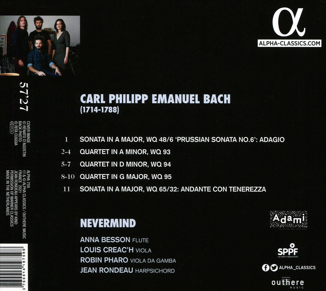 Carl Philipp Emanuel Bach cover art