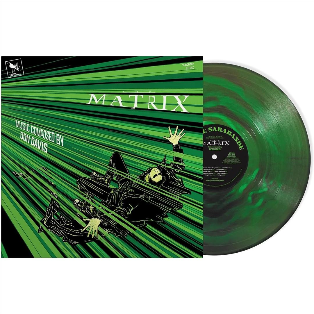 The Matrix [Original Motion Picture Score] [25th Anniversary Edition] [Cyber Swirl Green LP] cover art