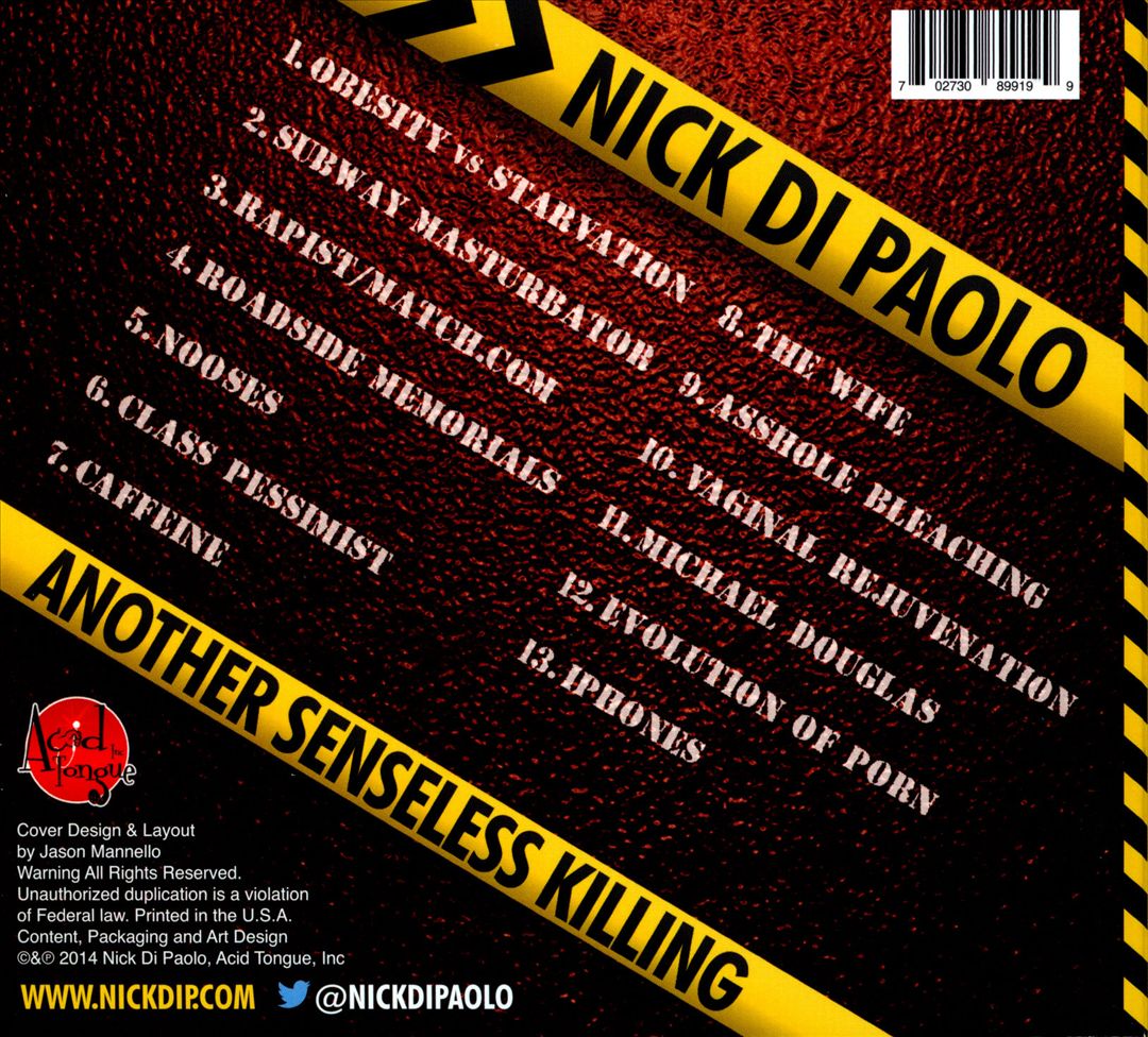 Another Senseless Killing cover art