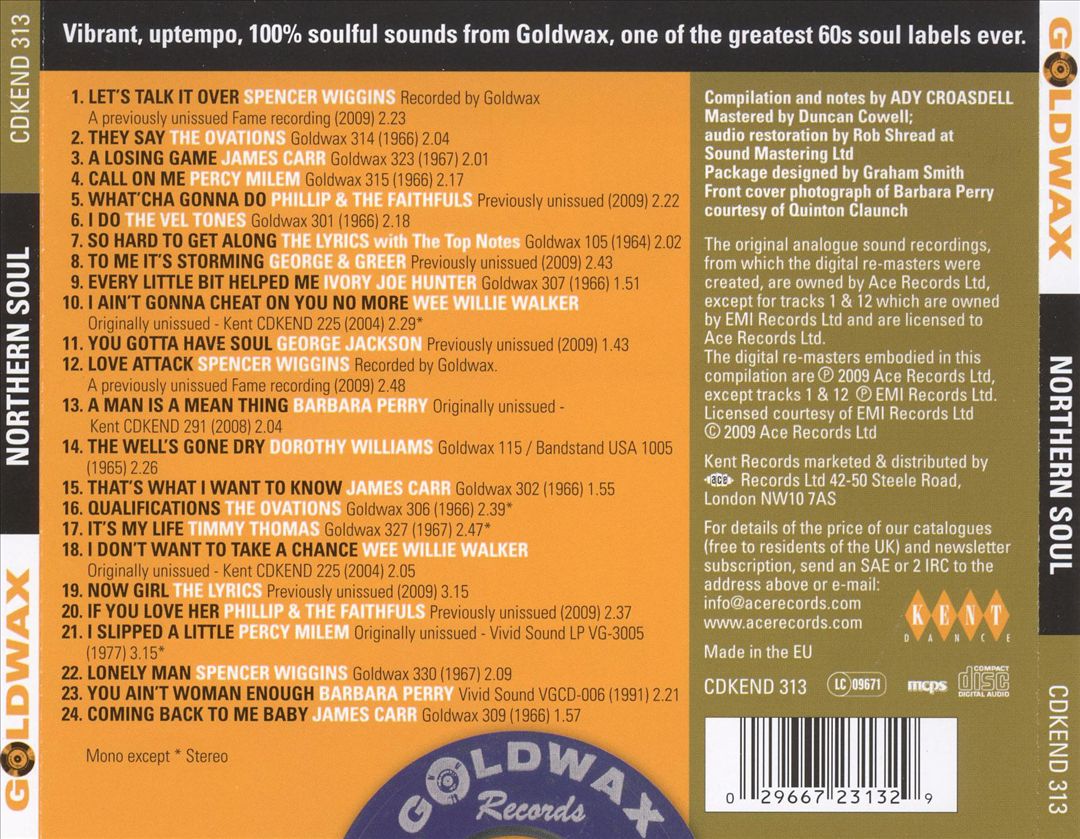 Goldwax Northern Soul cover art