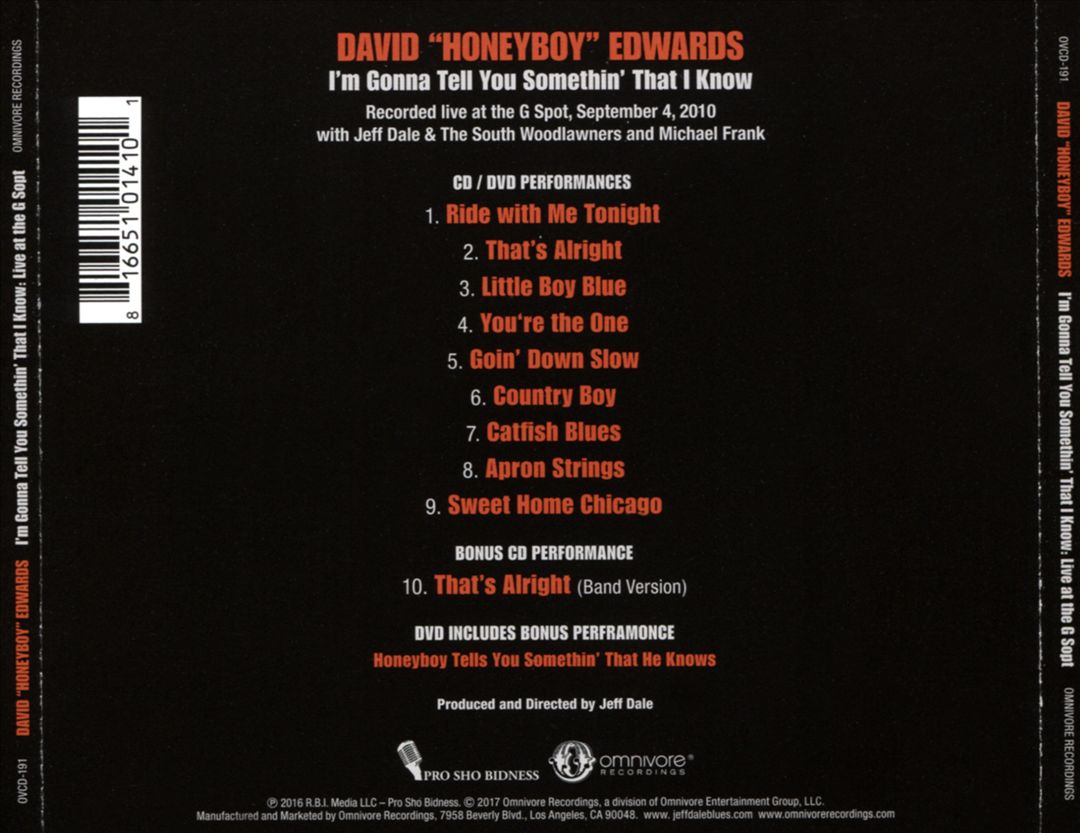 I'm Gonna Tell You Somethin' That I Know: Live at the G Spot cover art