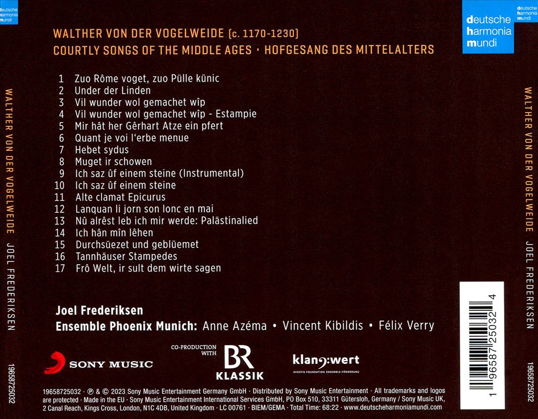 Walther Von Der Vogelweide cover art