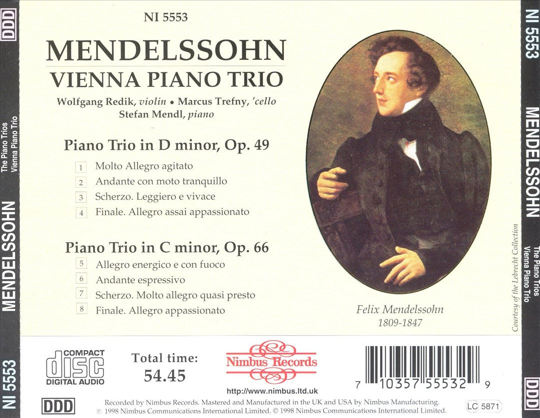 Mendelssohn: The Piano Trios cover art