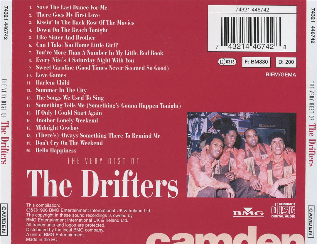 Very Best of the Drifters [Camden] cover art