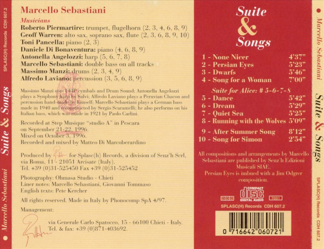 Suite & Songs cover art