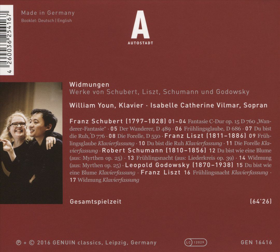 Widmungen: Werke von Schubert, Liszt, Schumann und Godowsky cover art