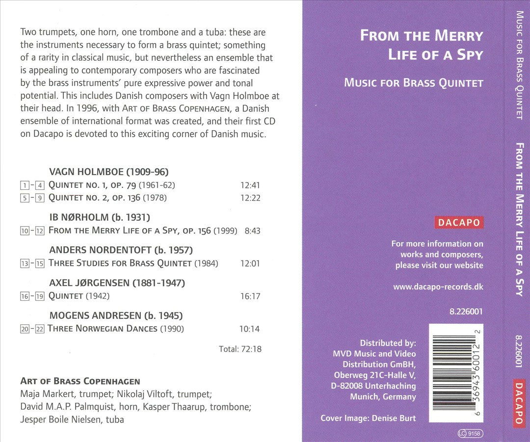 From the Merry Life of a Spy: Music for Brass cover art