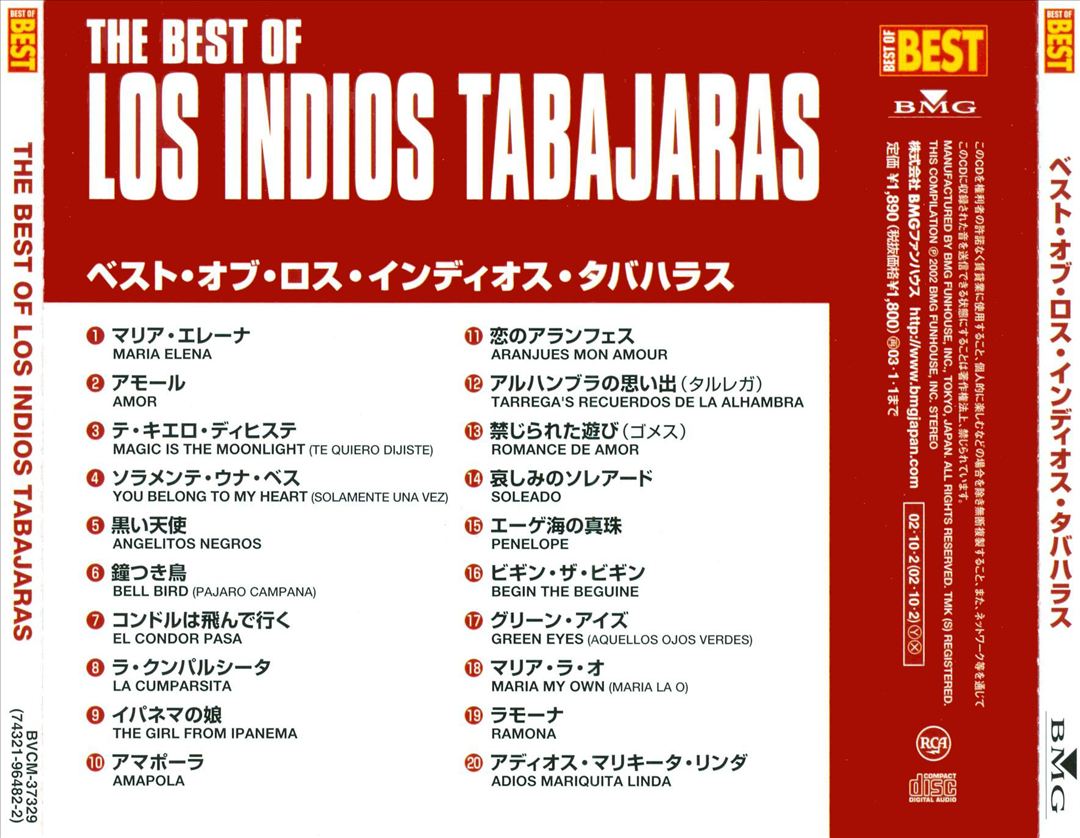Best of Los Indios Tabajaras cover art