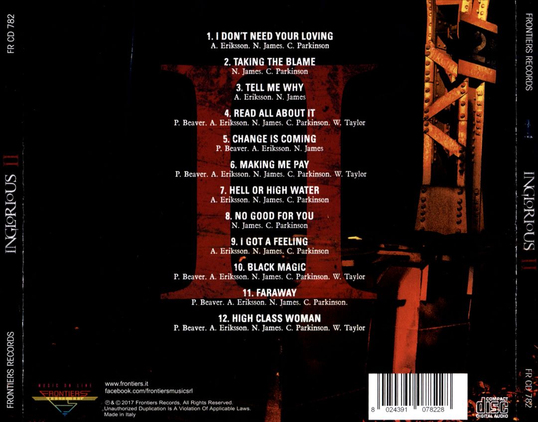 Inglorious II cover art