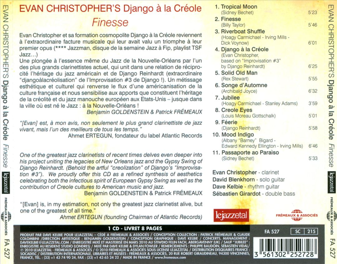 Django À La Créole: Finesse cover art