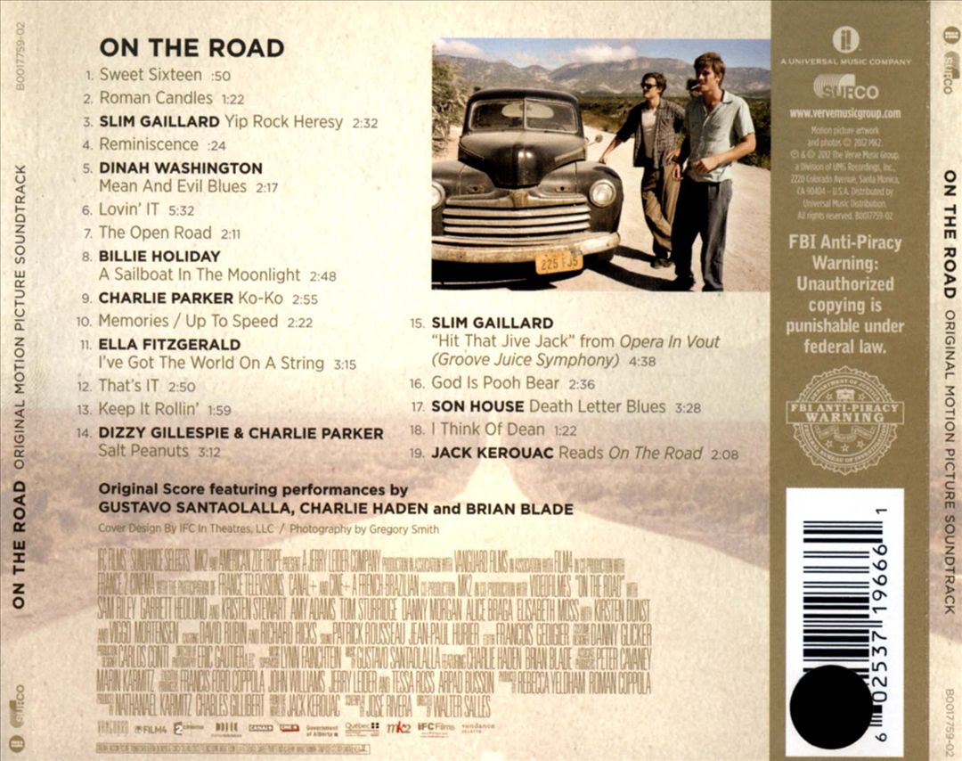 On the Road [Original Motion Picture Soundtrack] cover art