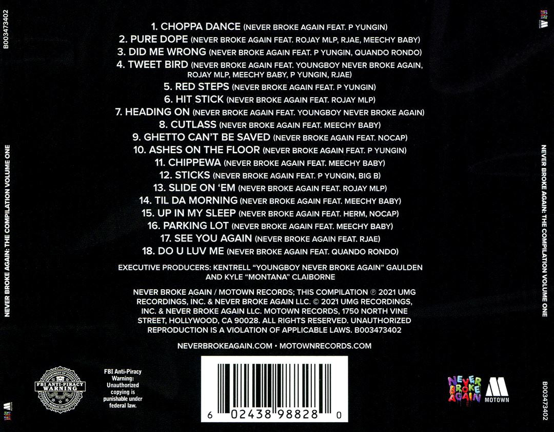 Never Broke Again: The Compilation, Vol. 1 cover art