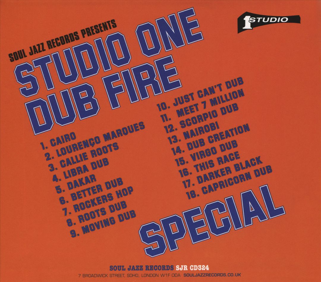 Studio One: Dub Fire Special cover art