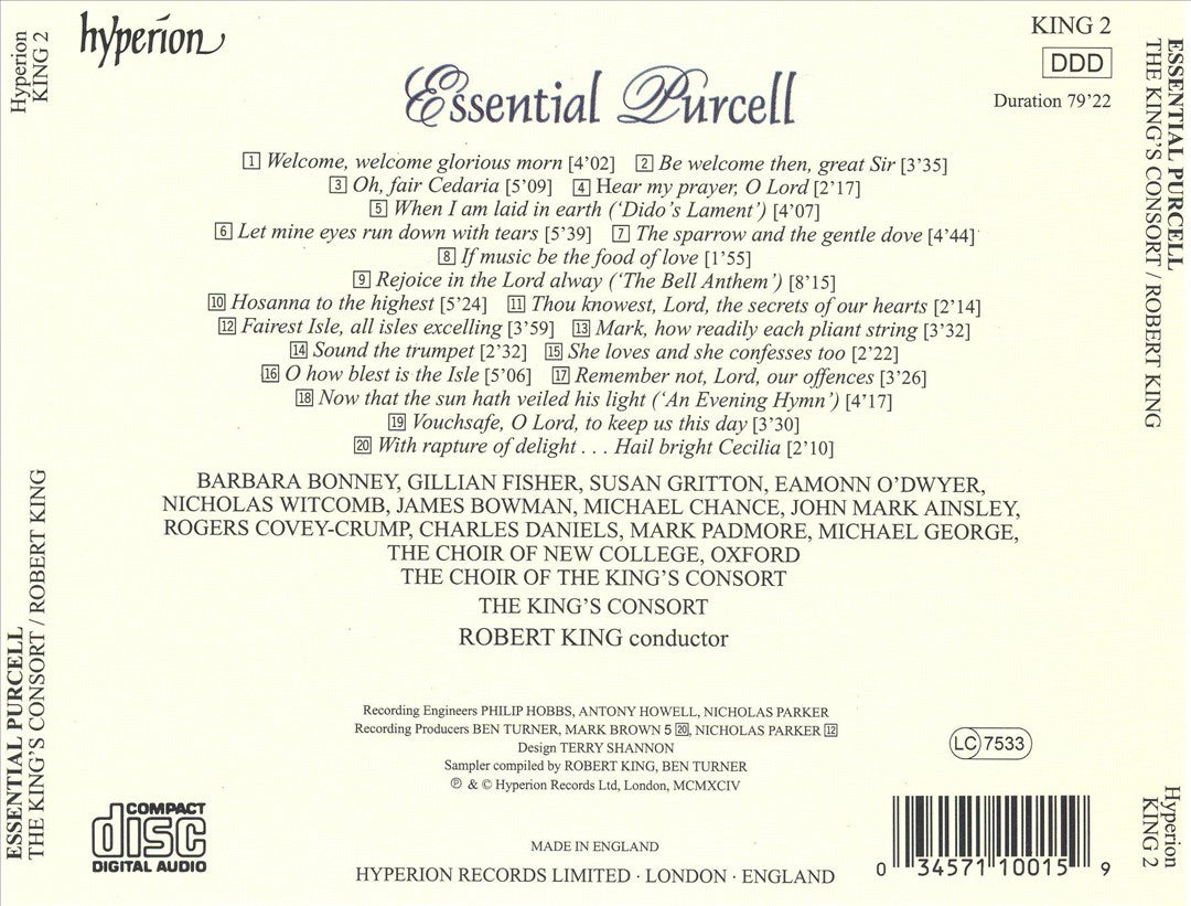 Essential Purcell cover art