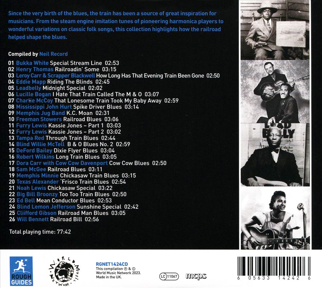 Rough Guide to Railroad Blues cover art