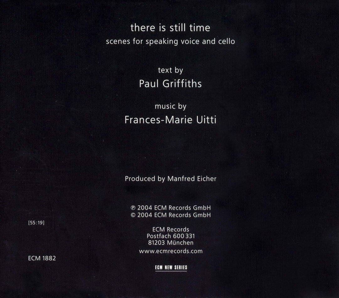 Frances-Marie Uitti: There is Still Time cover art