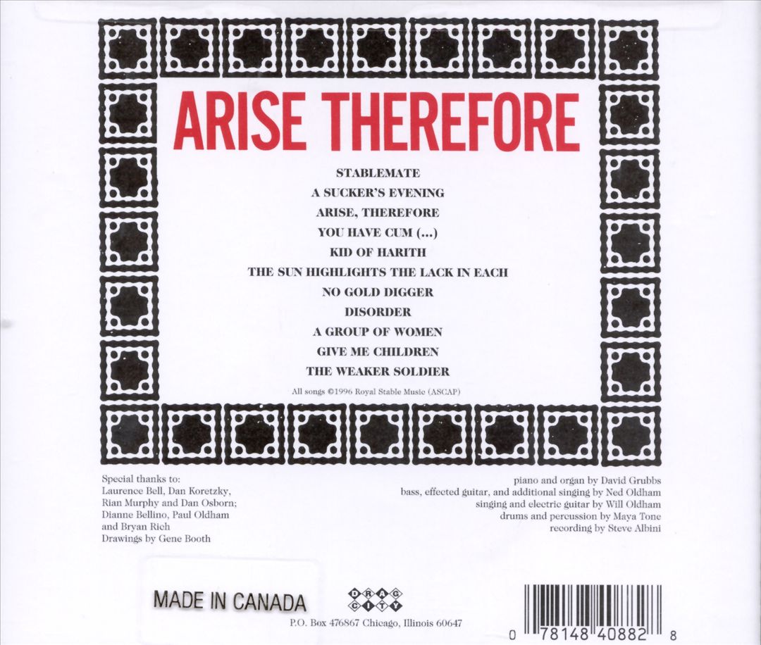 Arise Therefore cover art