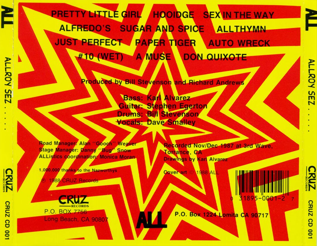 Allroy Sez cover art