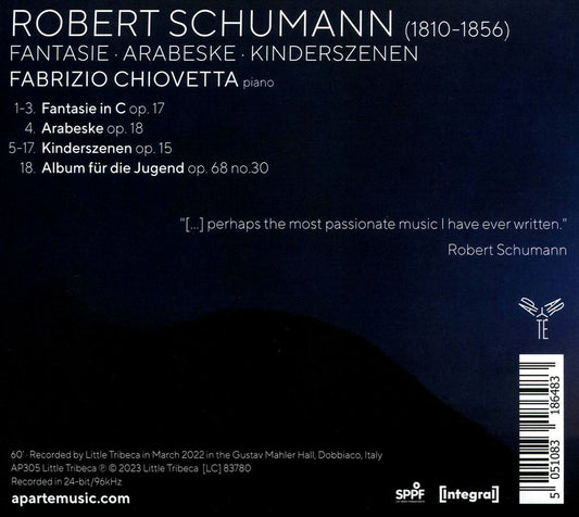 Schumann: Fantasie; Arabeske; Kinderszenen cover art