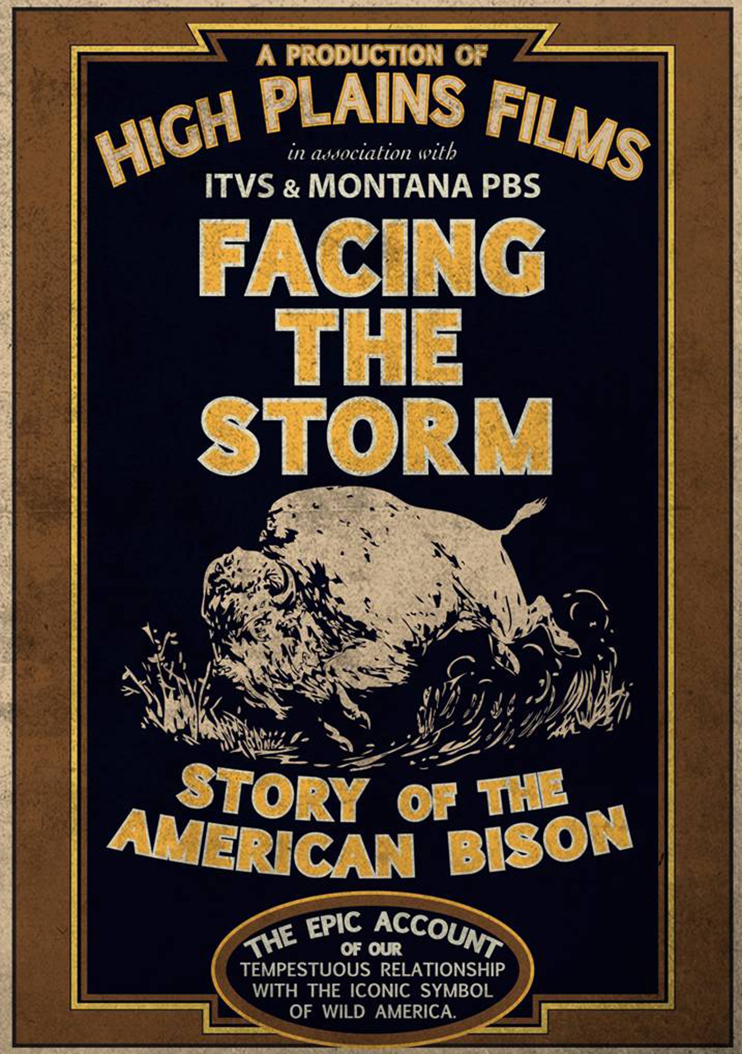 Facing the Storm: Story of the American Bison cover art