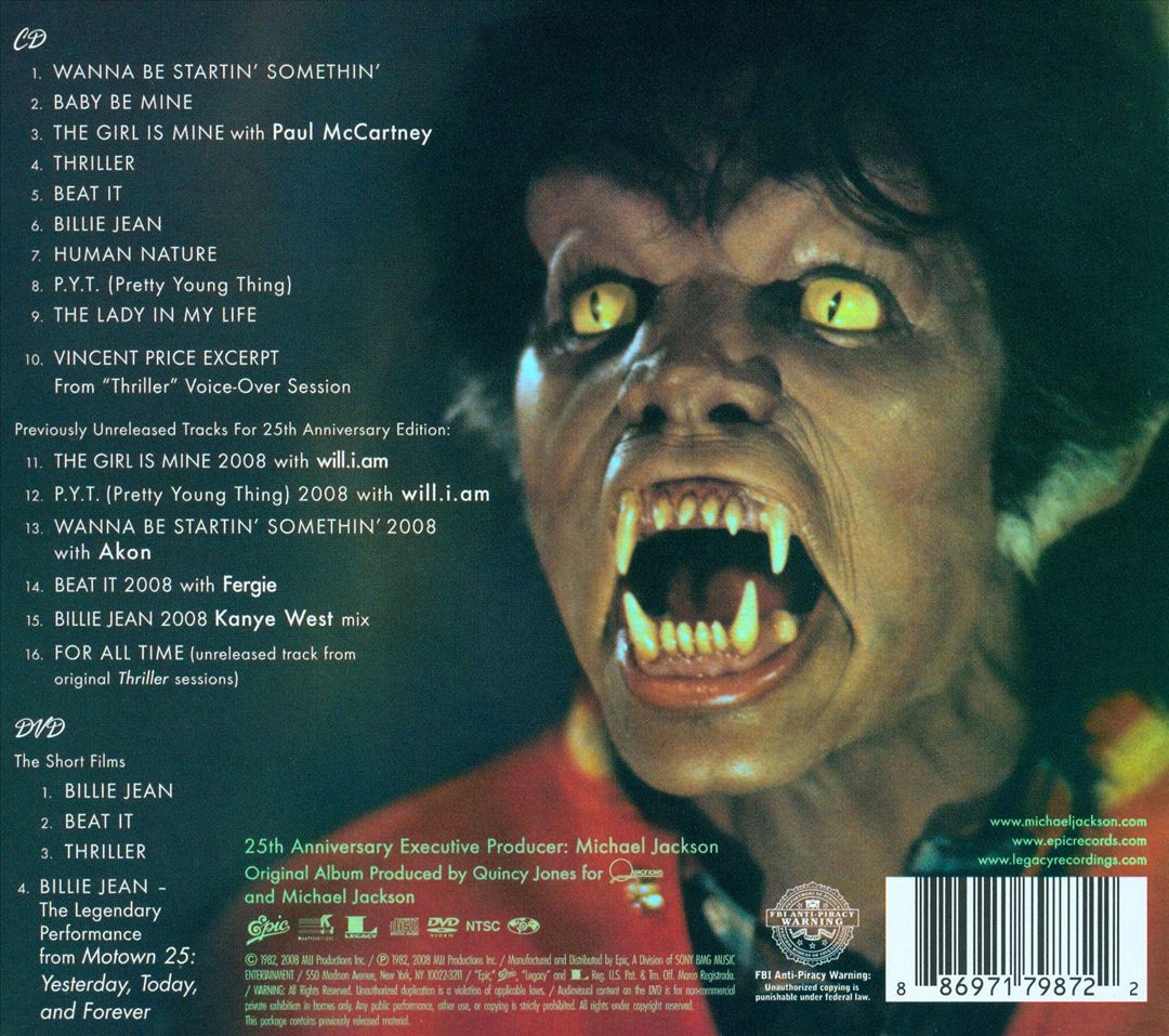 Thriller [25th Anniversary Edition Alternate Cover] cover art