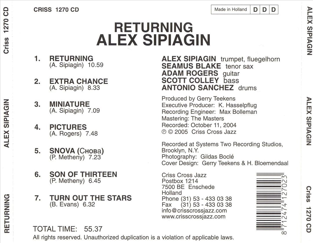 Returning cover art