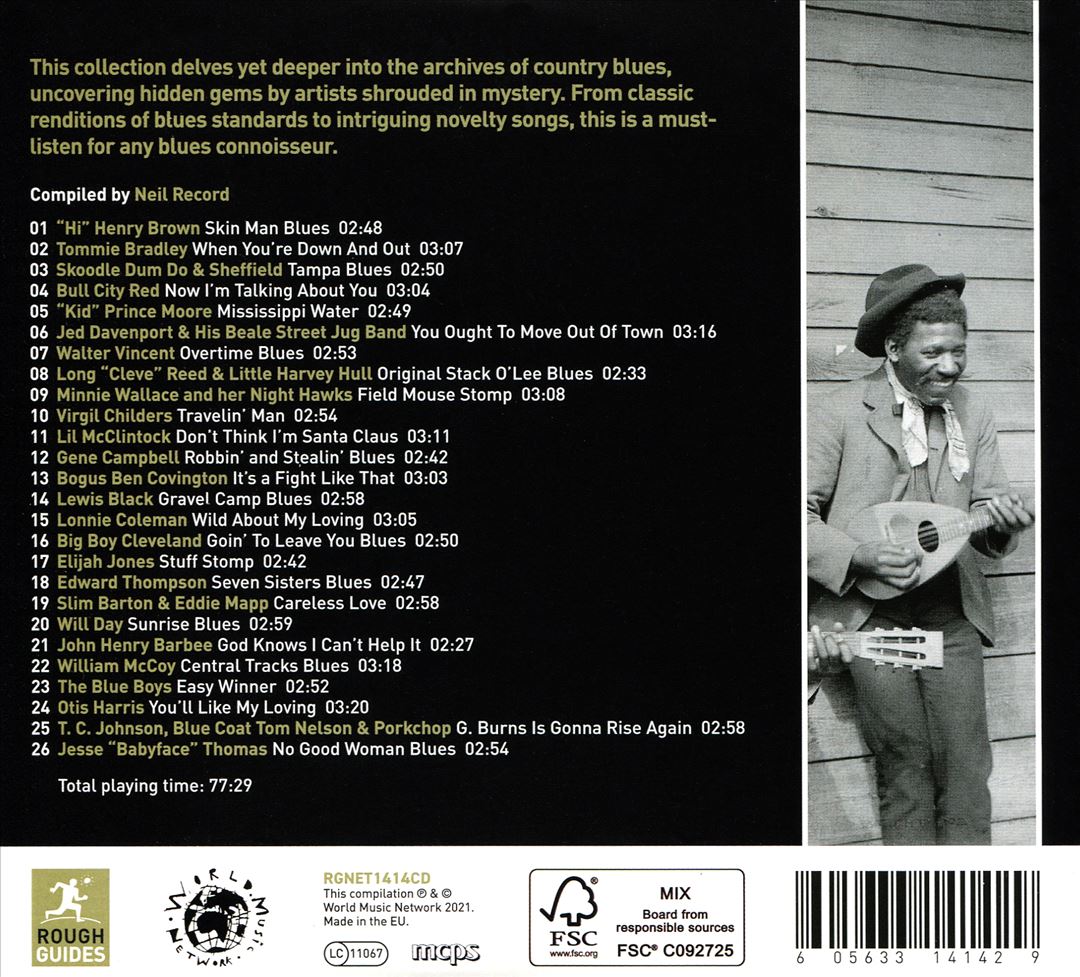 Rough Guide to the Best Country Blues You've Never Heard, Vol. 2 cover art