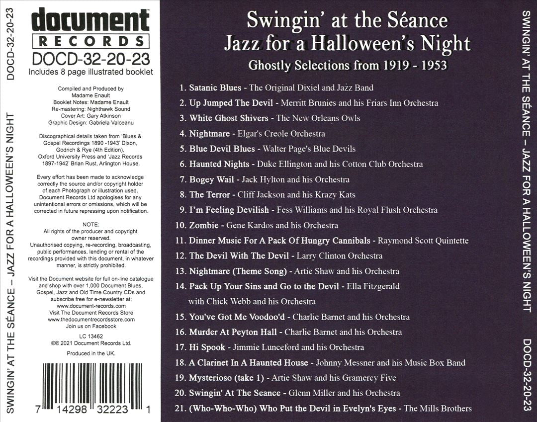 Swingin' at the Séance: Jazz for a Halloween's Night [Ghostly Selections From 1919-1953] cover art