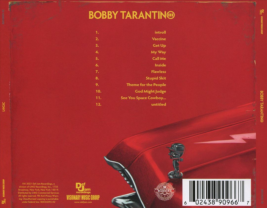 Bobby Tarantino III cover art