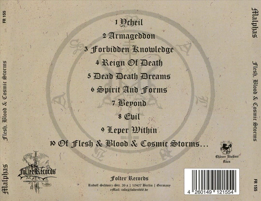 Flesh Blood & Cosmic Storms cover art