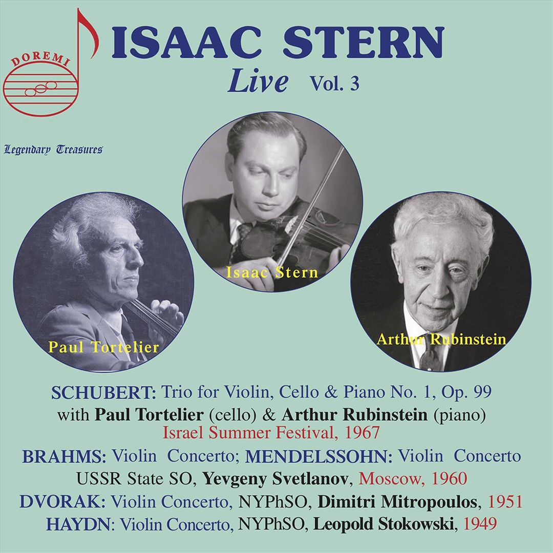 Isaac Stern Live, Vol. 3: Schubert, Brahms, Dvorak, Haydn cover art