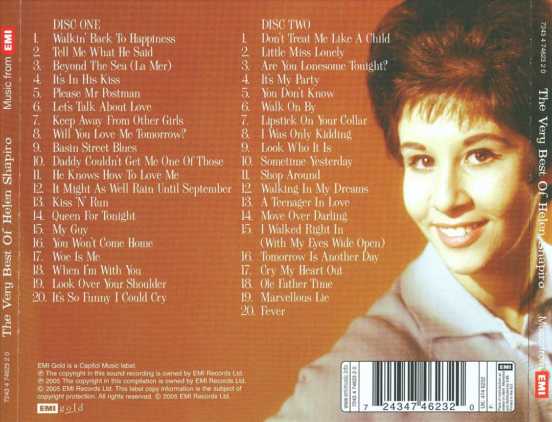 The Very Best of Helen Shapiro cover art