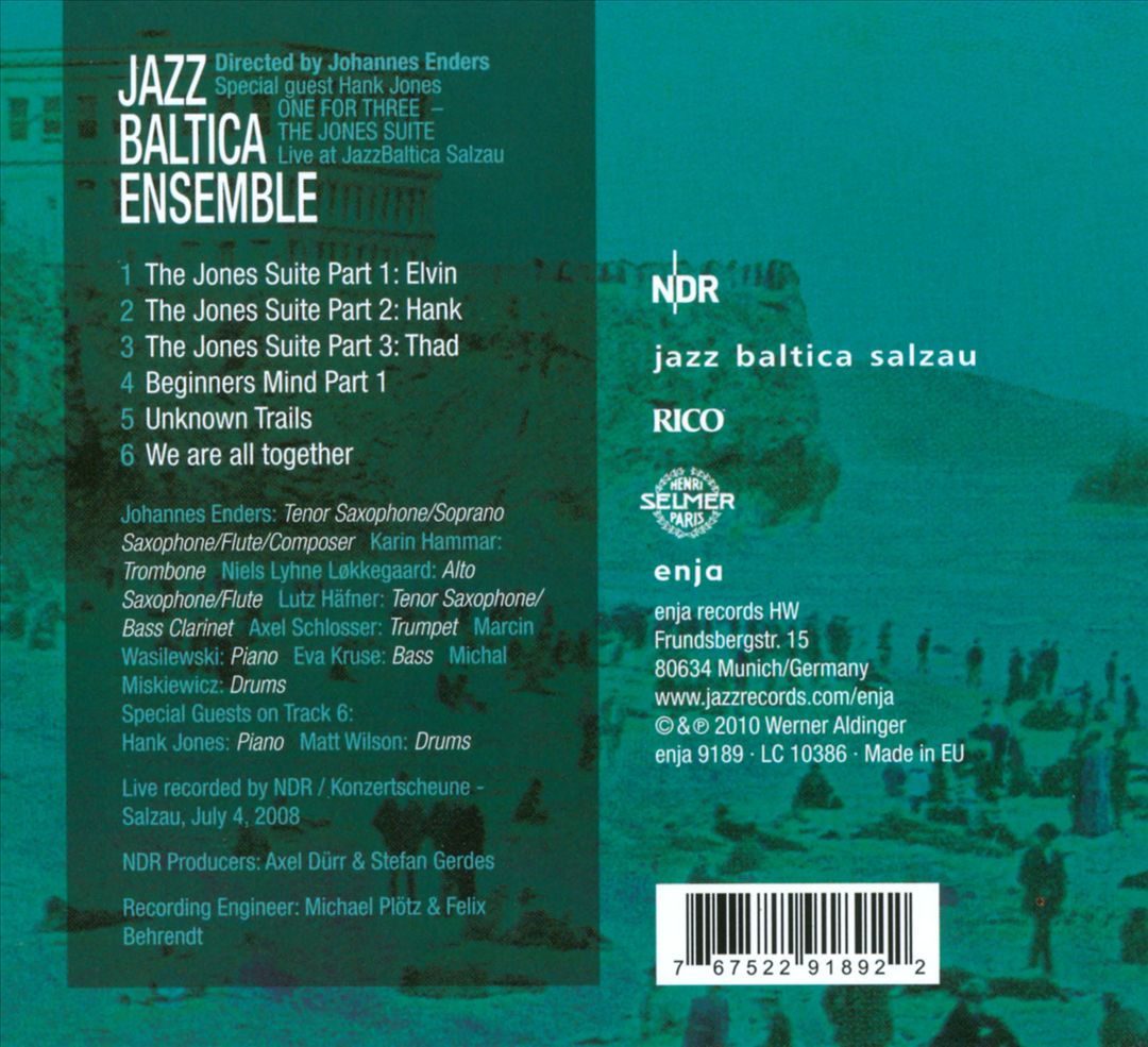 One for Three: The Jones Suite cover art