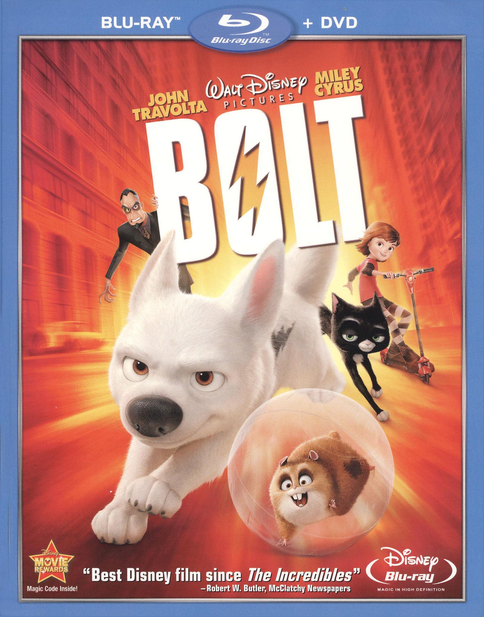 Bolt [2 Discs] [Blu-ray/DVD] cover art
