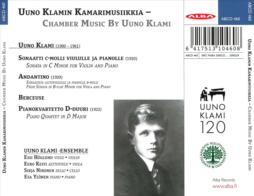 Chamber Music by Uuno Klami cover art